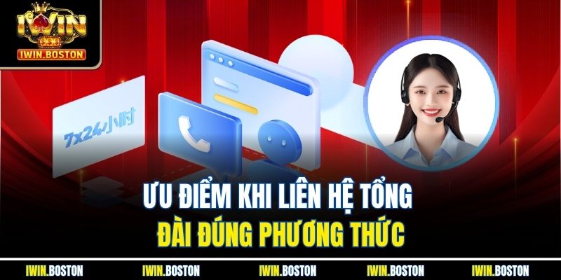 Liên Hệ Iwin 2 Ưu điểm khi liên hệ tổng đài đúng phương thức